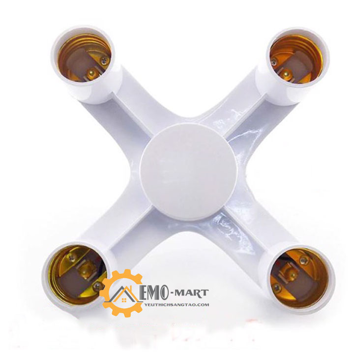 [FreeshipMAX] Đầu chia đui xoáy E27