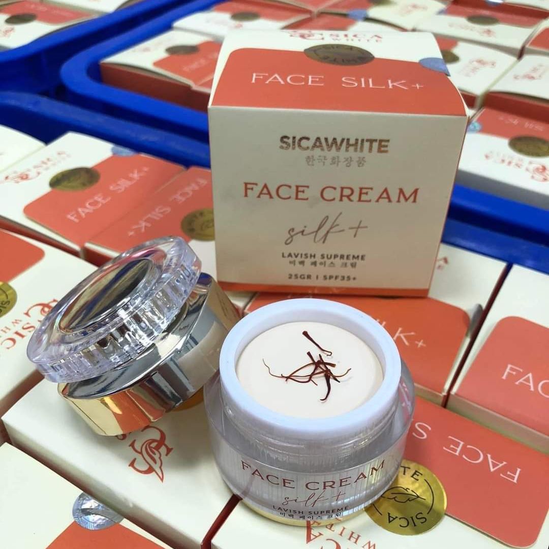 Kem Face Lụa Sica White, Kem Face Silk Dưỡng Trắng Da Đa Chức Năng