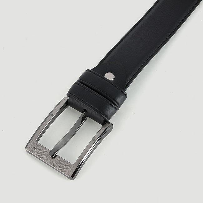 Thắt lưng nam 4 phân may viền màu đen HQ4002