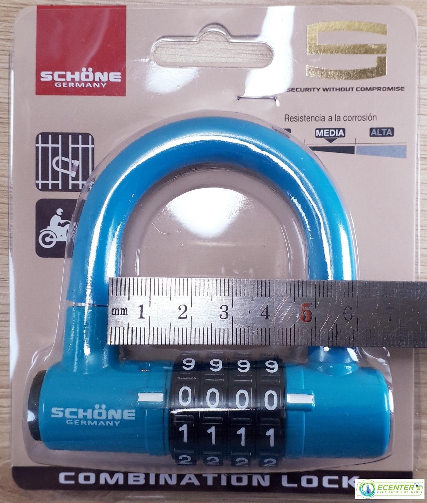 Ổ KHÓA SỐ SCHONE SC-701 CAO CẤP ( ĐEN - XANH - ĐỎ )