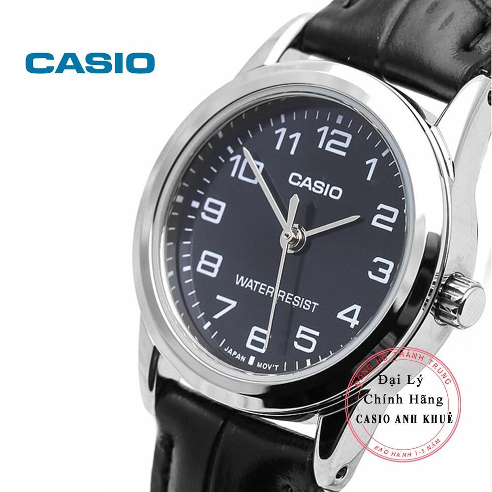 Đồng hồ nữ Casio LTP-V001L-1BUDF dây da