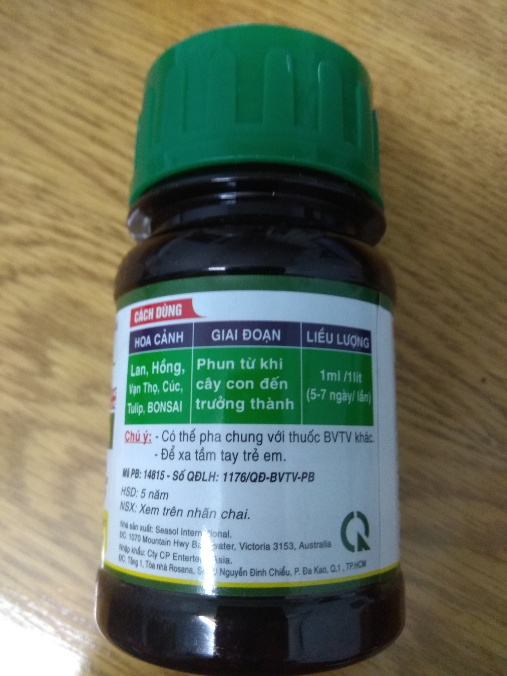 [HCM]AgBasics nhập khẩu từ Úc - chai 100 ml