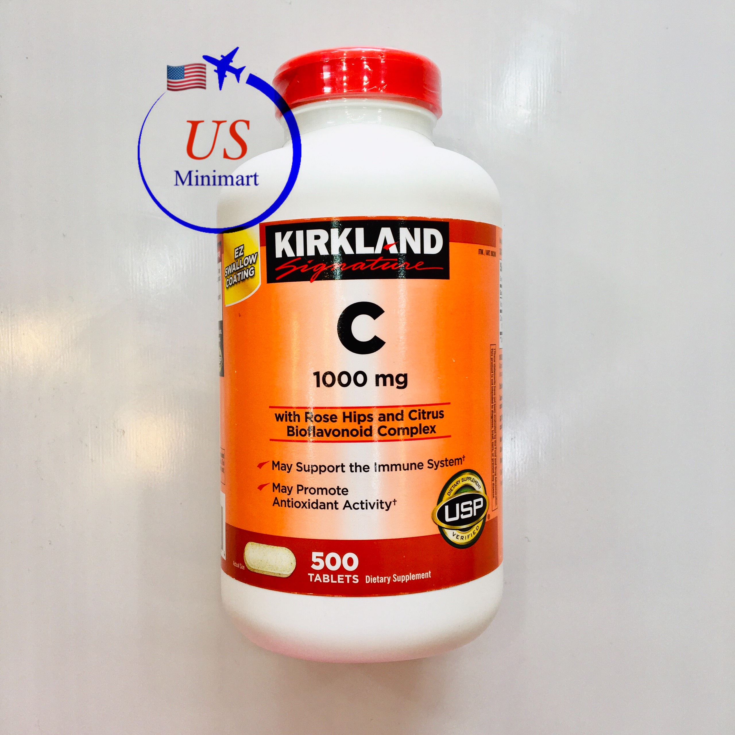 Vitamin C 1000mg Kirkland (500 viên) - US Minimart