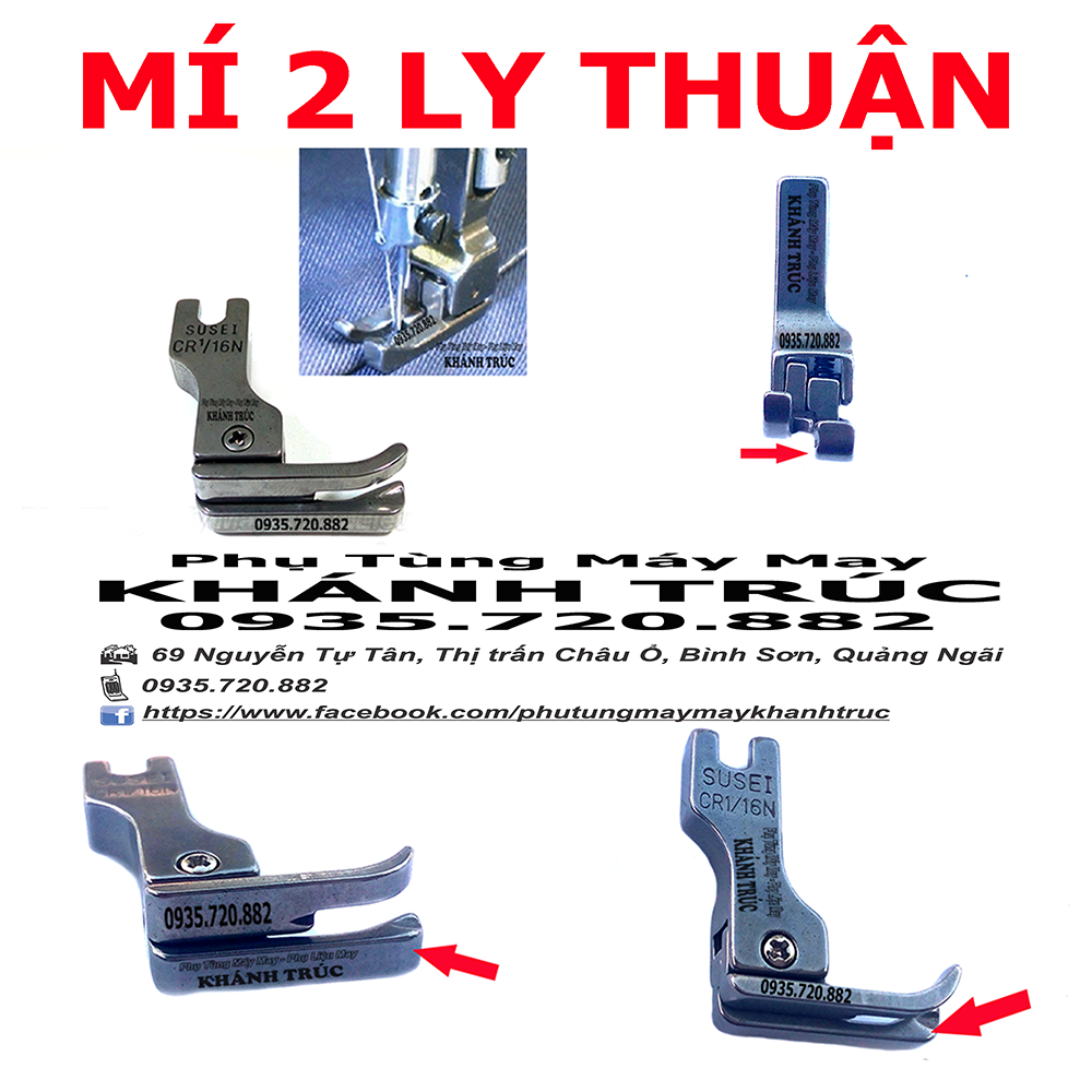 Chân vịt mí 2ly THUẬN máy may 1kim công nghiệp