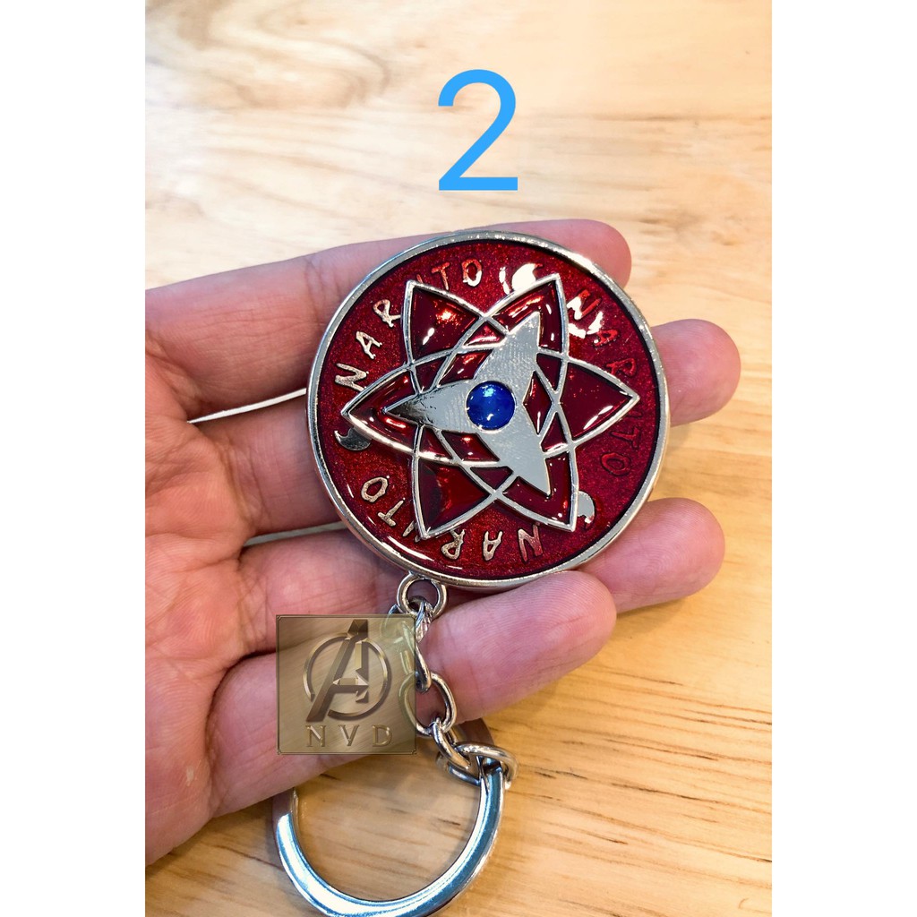 [HCM]Móc khoá Naruto Sharingan xoay cực đẹp