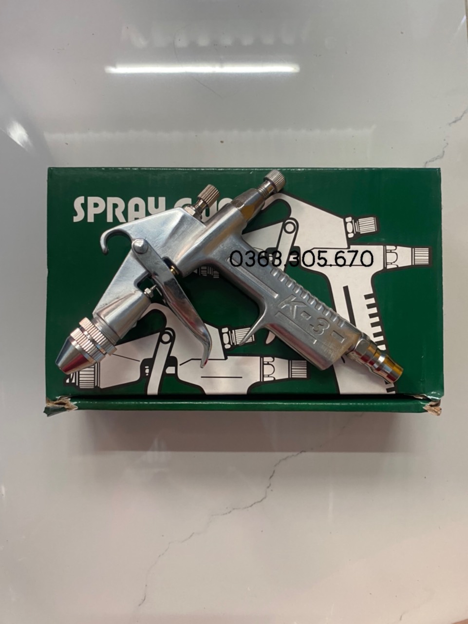 Súng phun sơn mini K3 , đầu phun 0.6mm