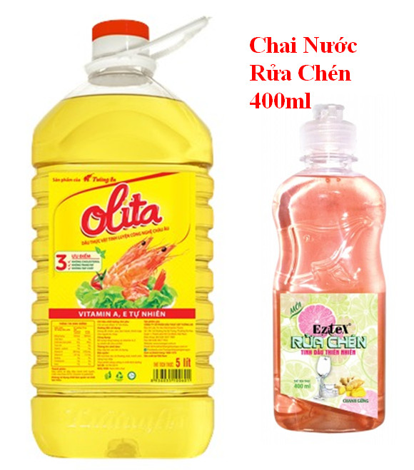 Dầu ăn thực vật Olita - Chai 5L
