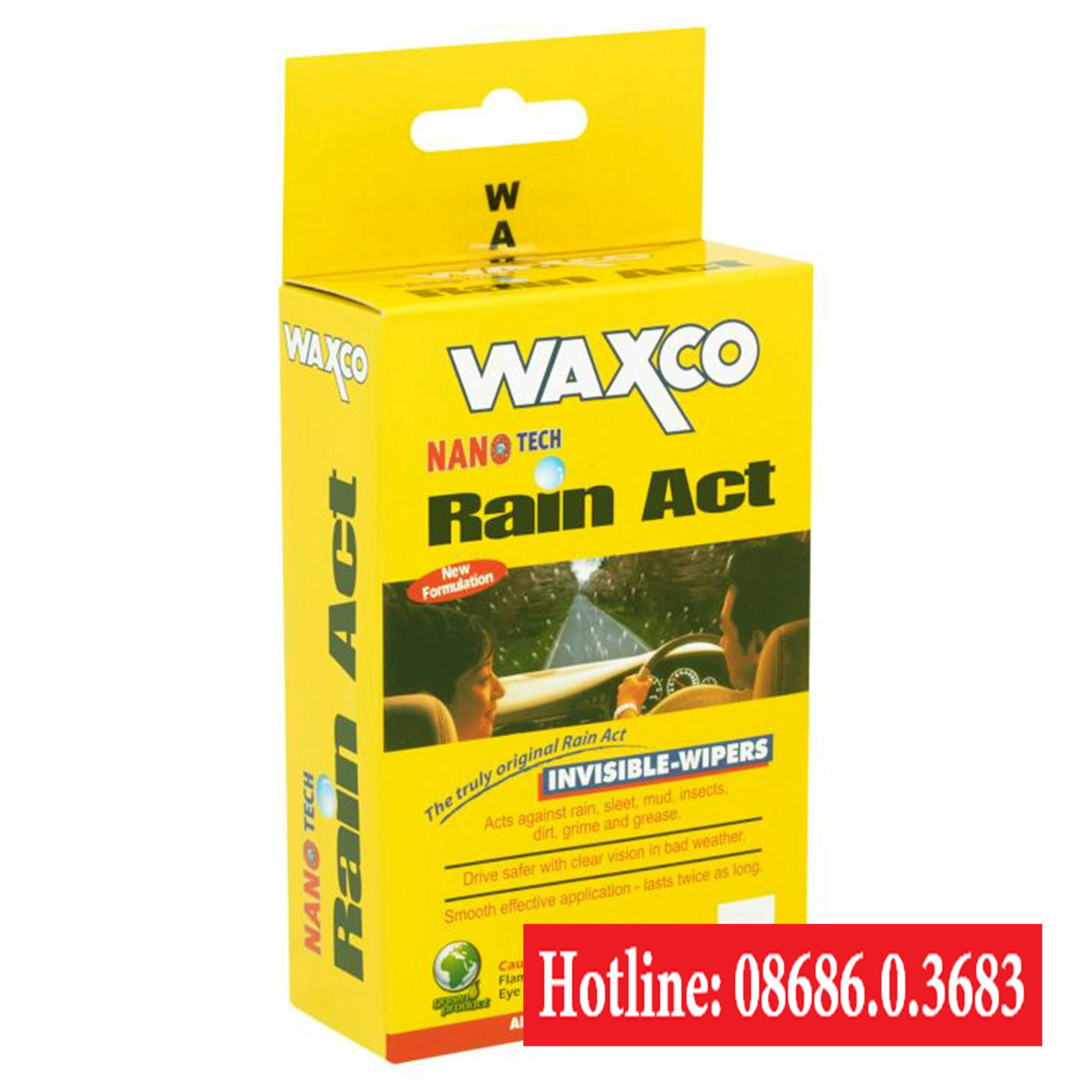DUNG DỊCH CHỐNG BÁM NƯỚC MƯA WAXCO