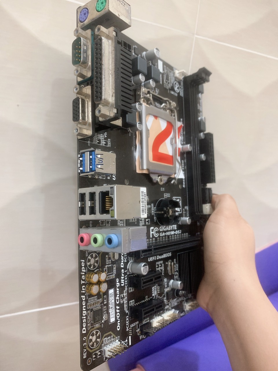 MAIN GIGABYTE H81M-DS2 REV 3.0 TẶNG KÈM FE
