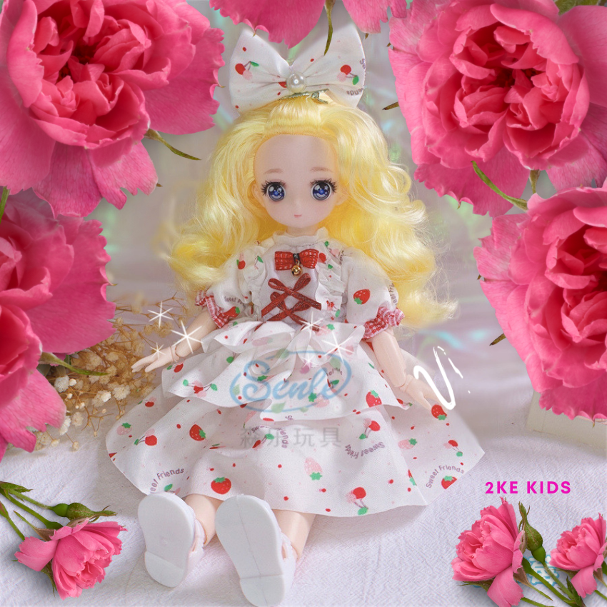 đồ chơi búp bê công chúa 30cm-búp bê barbie nữ có nhạc ,có khớp ,búp bê bjd doll làm quà tặng cho bé gái 2