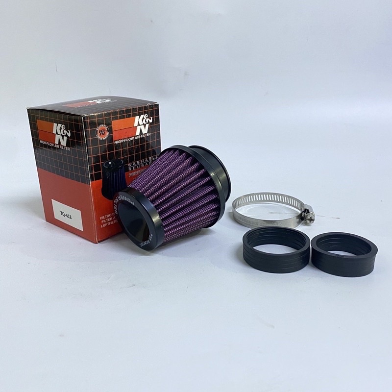 Pô E tăng tốc/ Lọc gió trụ K&N Gắn Xe Máy
