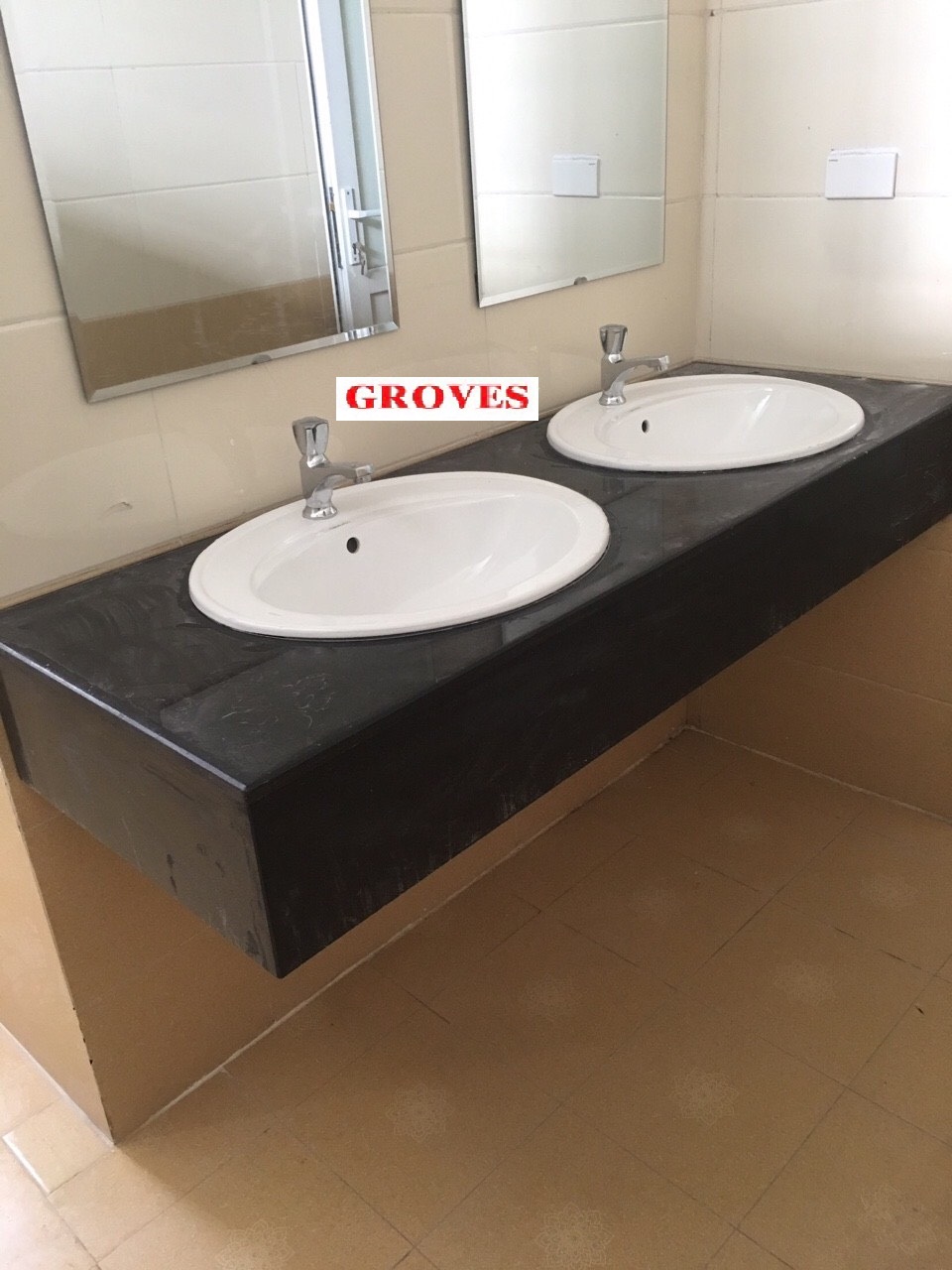 CHẬU RỬA MẶT, LAVABO BÁN ÂM 2 GRV -1801