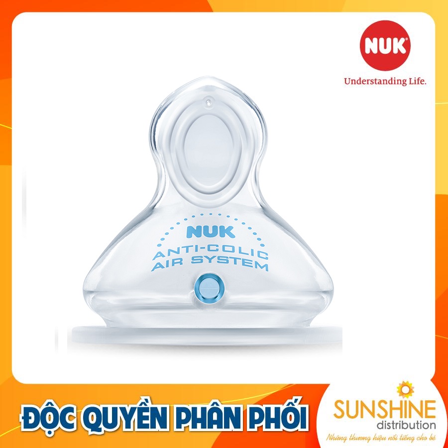 BỘ 2 NÚM TI NUK PREMIUM CHOICE+ SILICONE S2 - M