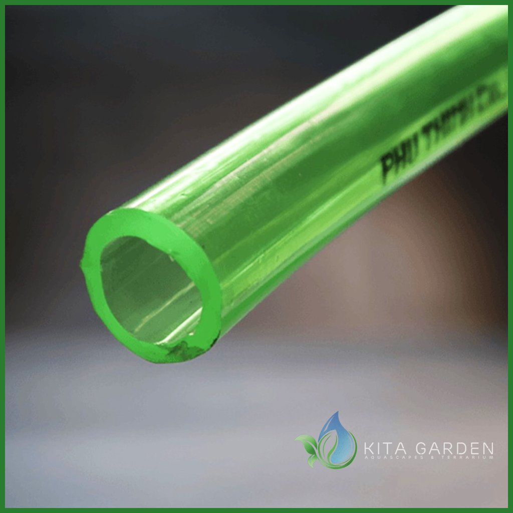 Ống mềm dẻo xanh lá chống gập