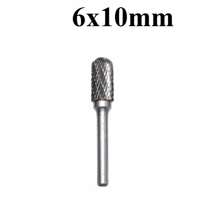 Mũi doa mài hợp kim cán 6mm - mũi mài inox đồng nhôm gỗ nhựa