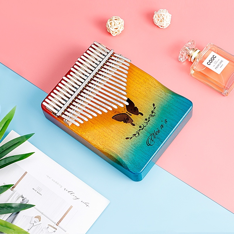 Đàn Kalimba 17/21 Phím Nhiều Màu Sắc Dễ Thương
