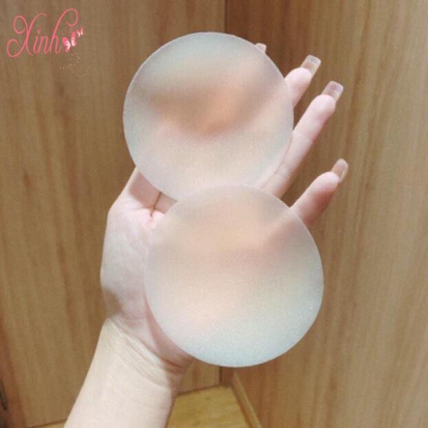 [HCM]Combo 2 miếng dán ngực silicon tàng hình siêu dính siêu thật da