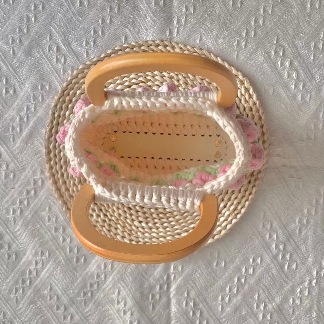 Đế túi da pu để túi móc len 5*18cm