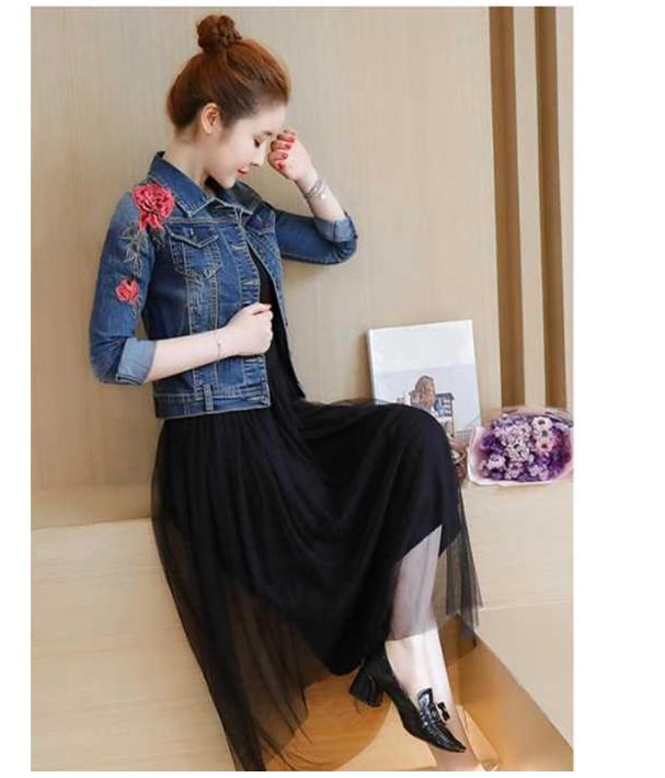 ÁO KHOÁC JEAN NỮ THỜI TRANG AK618
