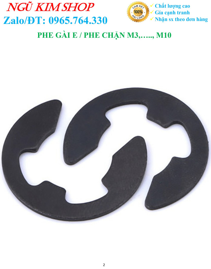 PHE GÀI CHỮ E M3 đến M15