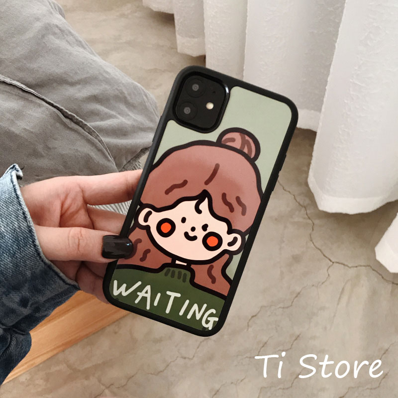 [HCM]Ốp Lưng Girl Waiting iPhone | Từ 6 đến 12 Pro Max | [ TI STORE ]