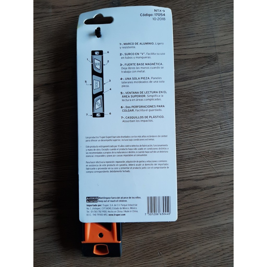 Thước thuỷ 10inch có từ Truper - 17054