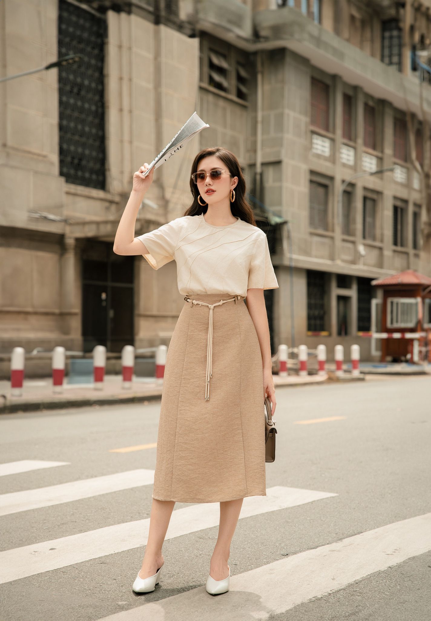 Voucher siêu sale 15% OLV - Chân váy Nicole Skirt