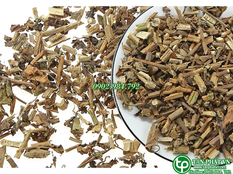 Hoắc hương khô 500g - Thảo Dược Tấn Phát - Hỗ trợ buồn nôn và đau bụng lạnh