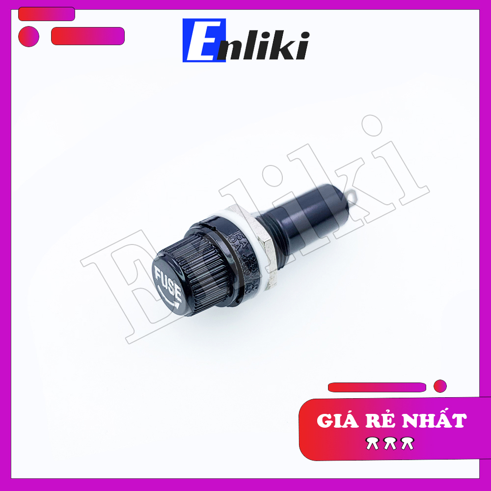 Cầu Chì 15A 6x30mm (Vỏ + Cầu Chì)