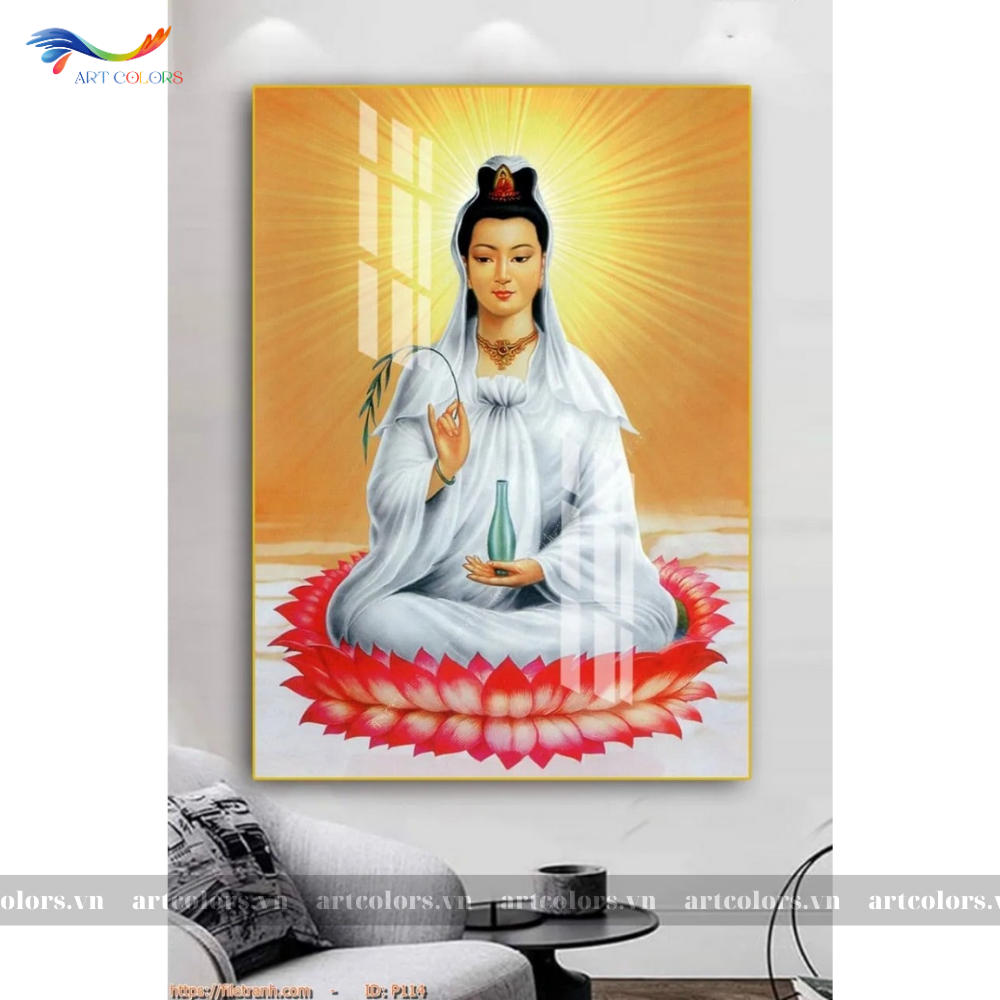 Tranh treo tường- tranh tráng gương phật giáo- treo phòng thờ
