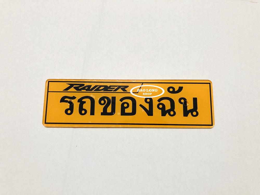 Bảng tên Thái Gắn RAIDER siêu rẻ