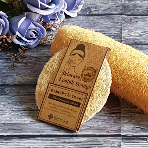Xơ mướp tẩy trang, rửa mặt, massage Ecolife