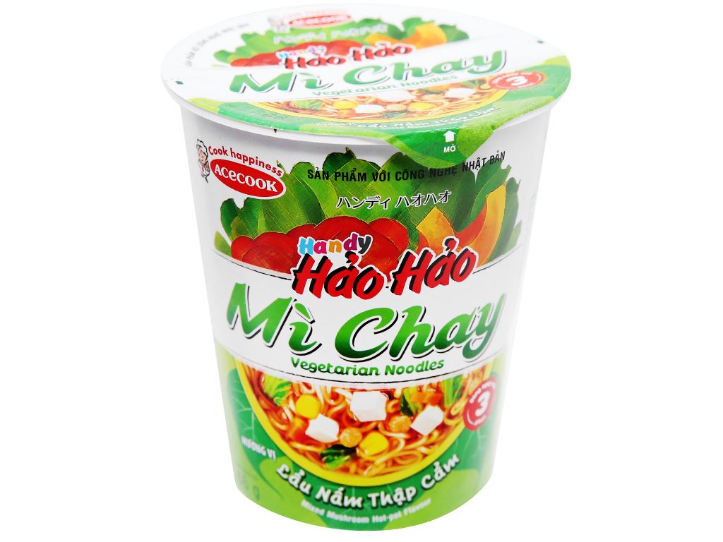 Mì Ly Chay Hảo Hảo thùng 24 ly