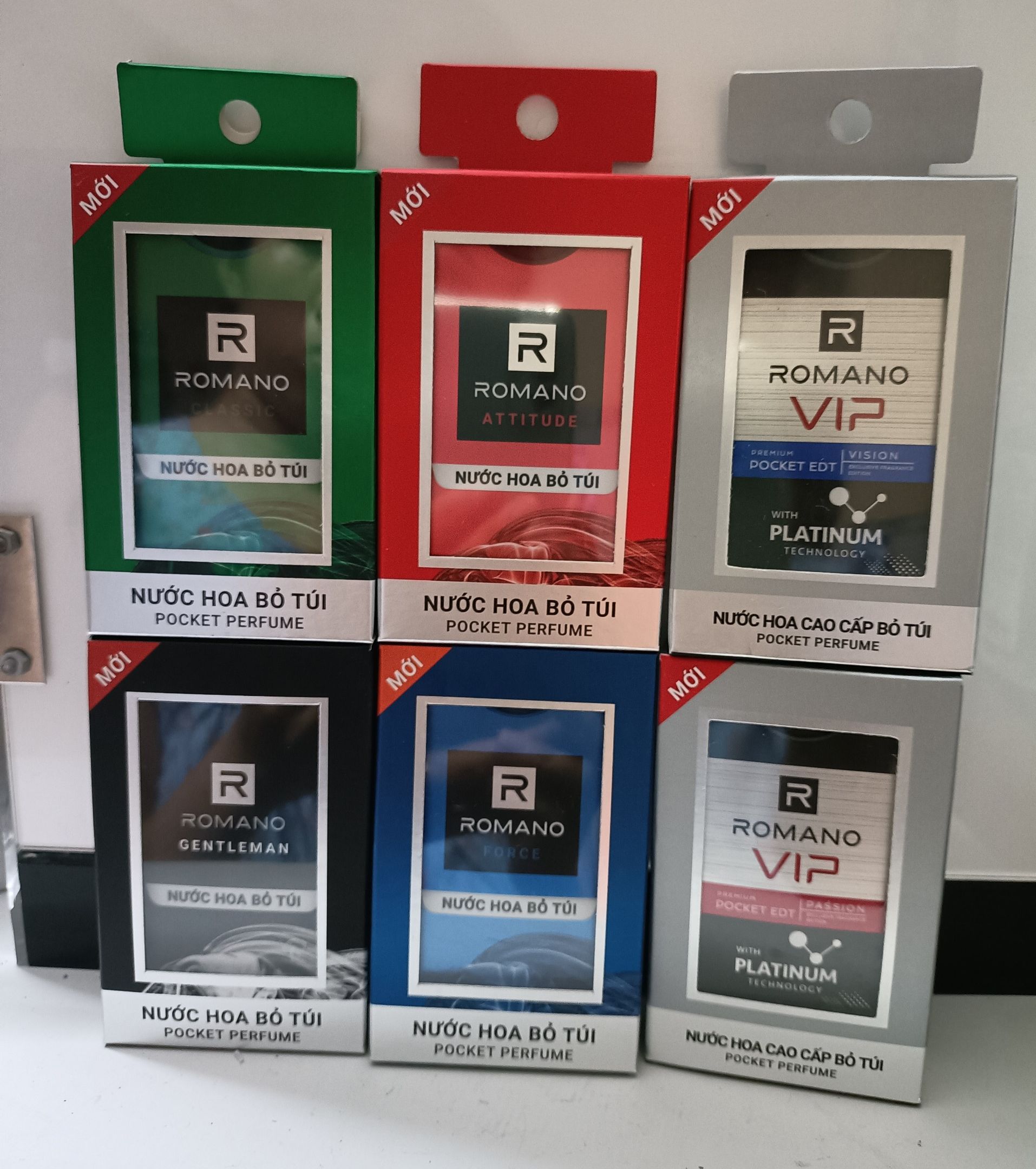 Romano - Nước hoa cao cấp 18ml Classic/ Attitude / Force/gentleman/Vip