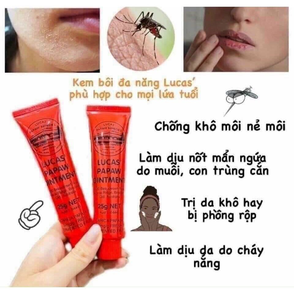 Kem đa năng lucas papaw Ointment 25gr Úc