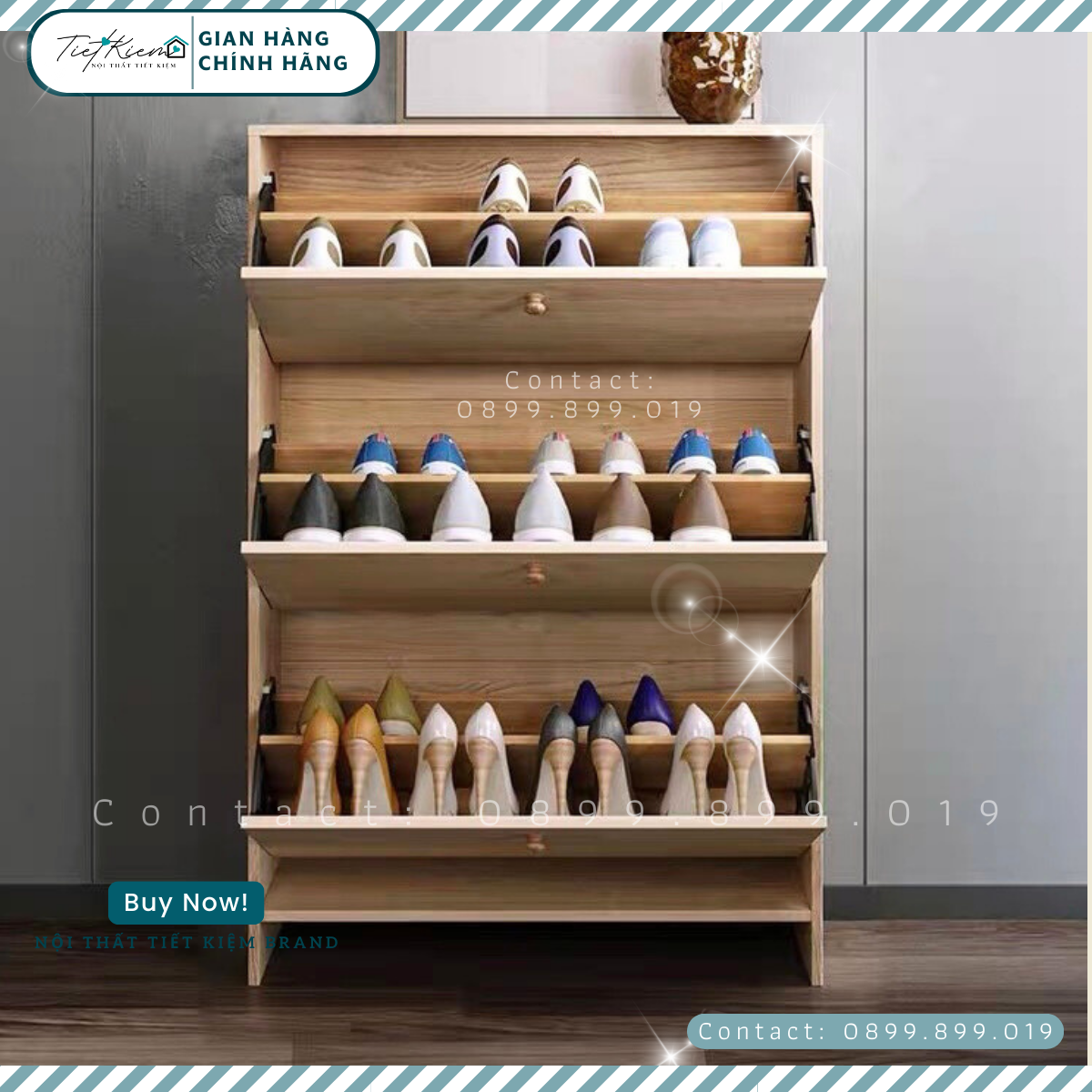 Tủ đựng giày thông minh 80cm NTTK TG888988