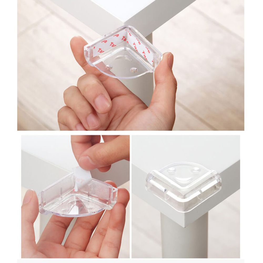 Miếng bọc cạnh bàn silicon - miếng bịt góc bàn mặt cười