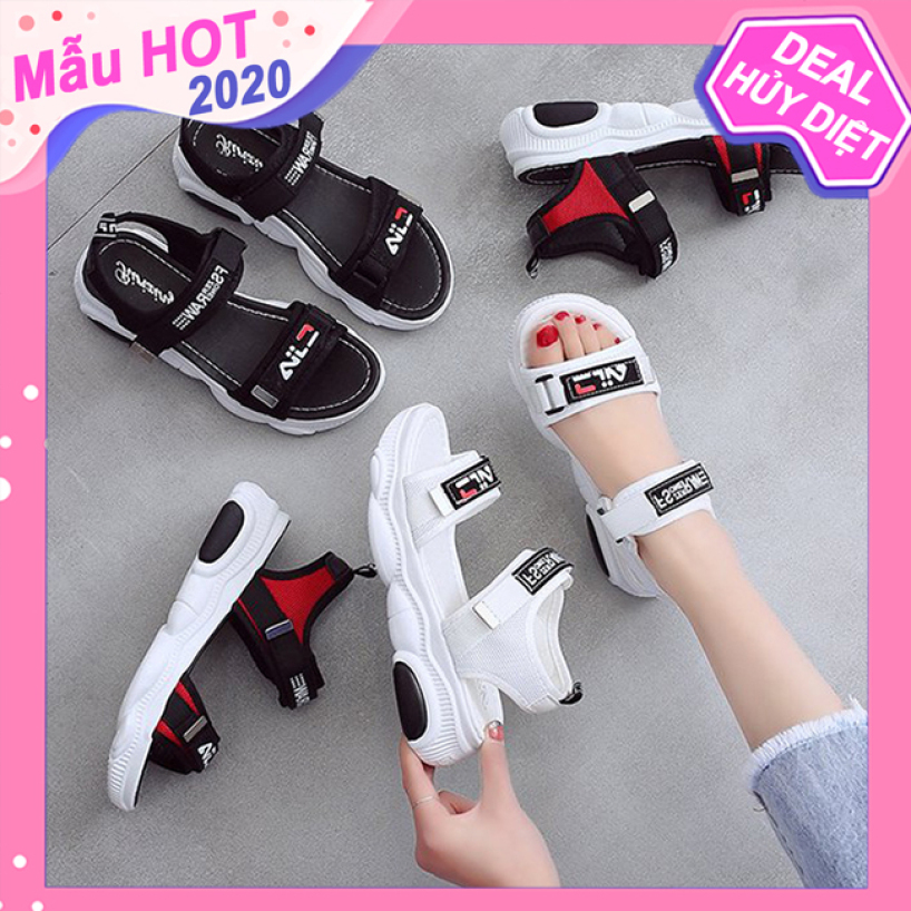 Giày Sandal Nữ Đế Gấu Cao Quai Ngang Phong Cách Hàn Quốc - 3136 giá rẻ