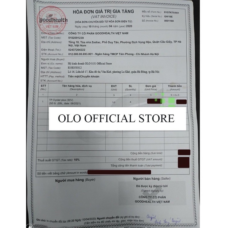Tinh chất hàu Úc Oyster Plus Goodhealth