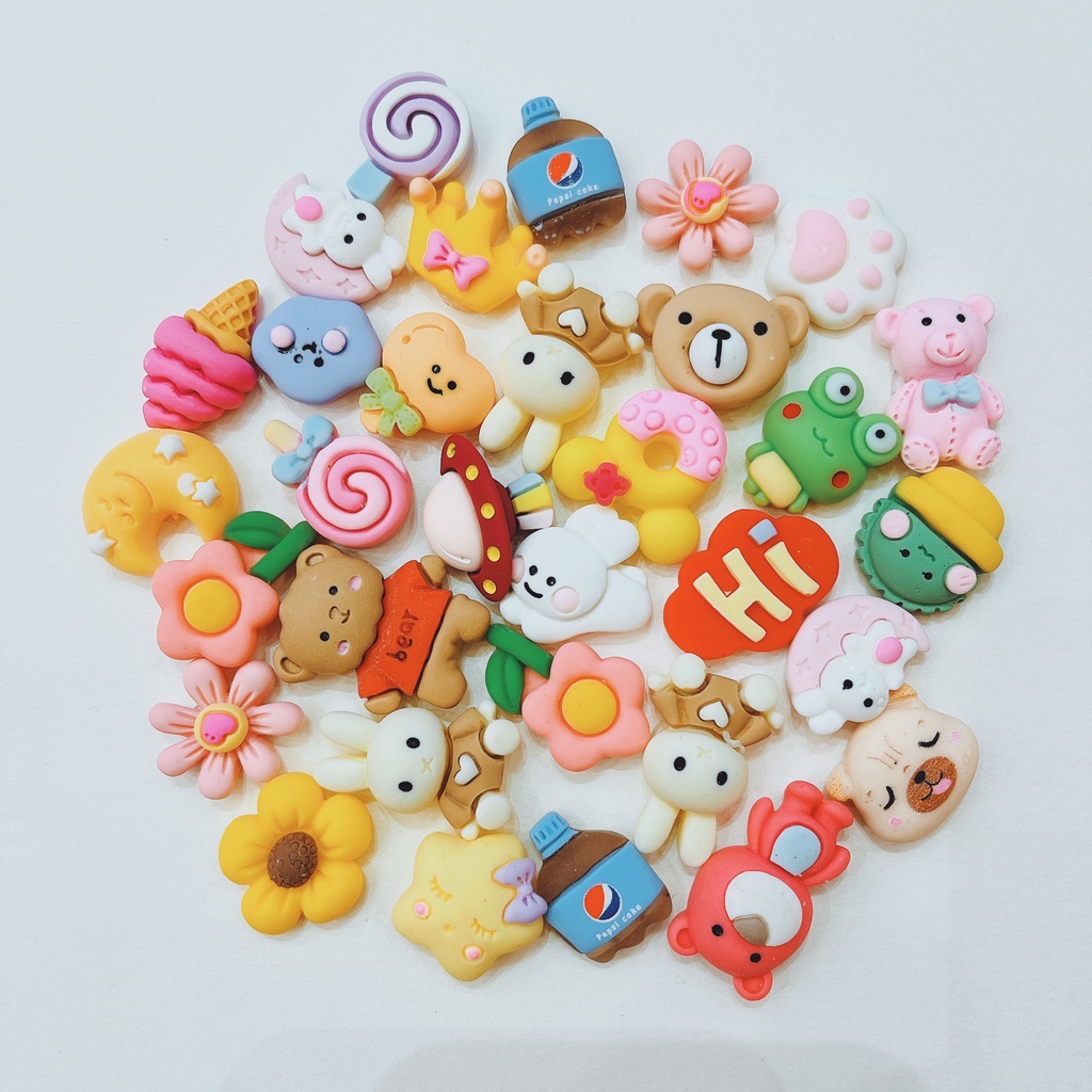Hình dán nổi sticker 3D trang trí bình nước, ốp điện thoại dễ thương