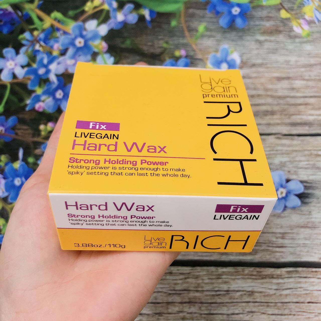[HCM]Sáp tạo kiểu tóc cứng Live gain premium rich hard wax fix 110g