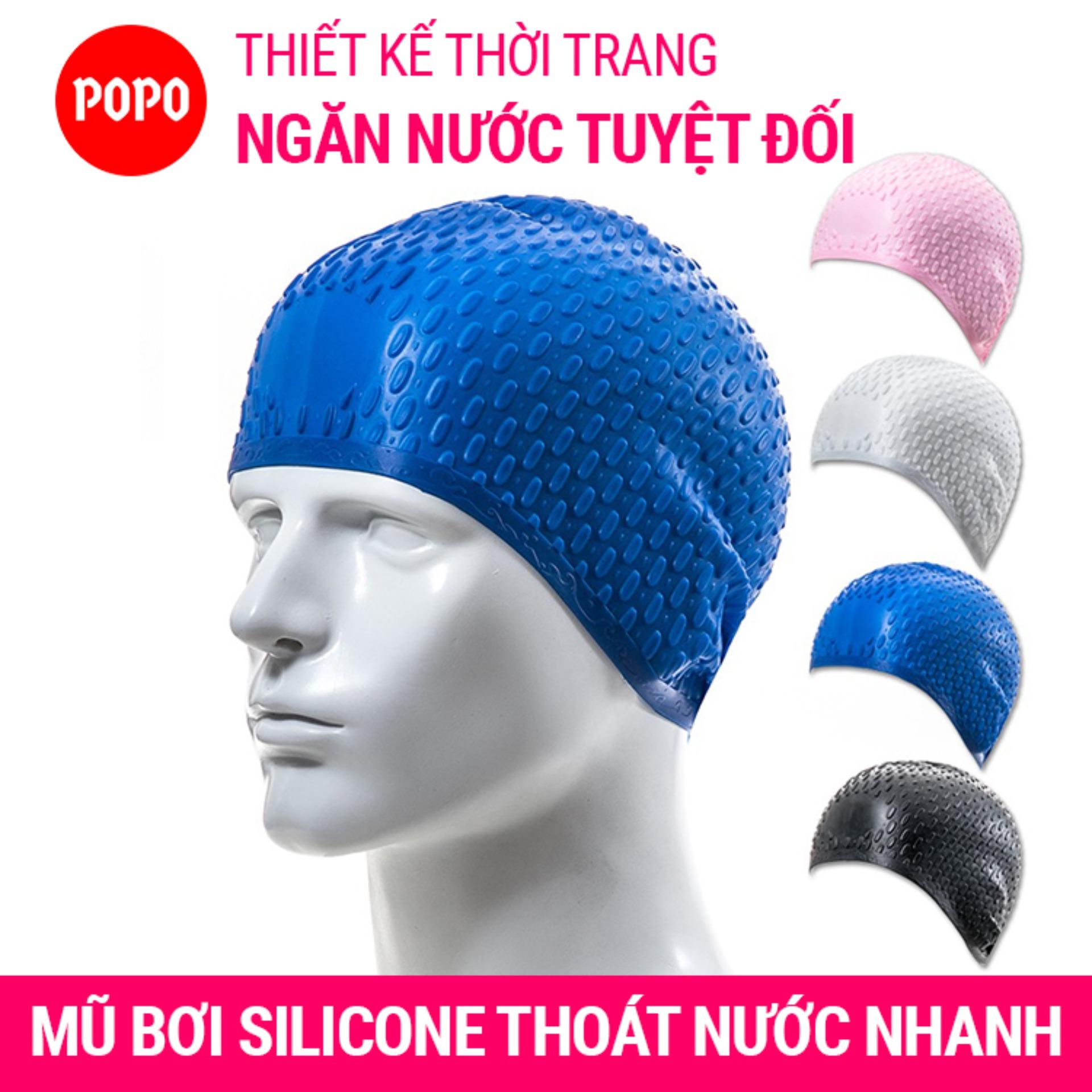 Water drop swimming cap