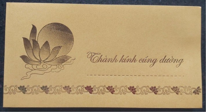 [HCM]Bao thơ cúng dường ( xấp 100 cái )
