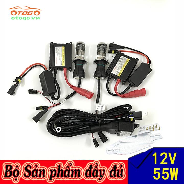 Bộ Đèn Xenon H4-55w Siêu Sáng 4300K