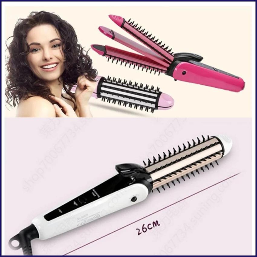 Máy Tạo Kiểu Tóc Đa Năng 3 Trong 1 Nova Nhc-8890 (Hồng)