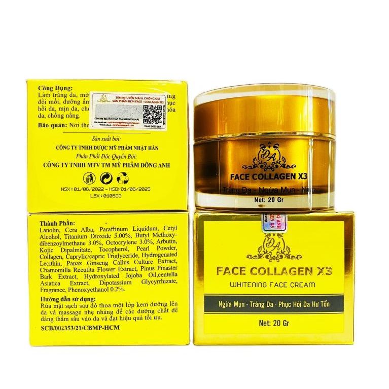 Kem Face X3 collagen đông anh