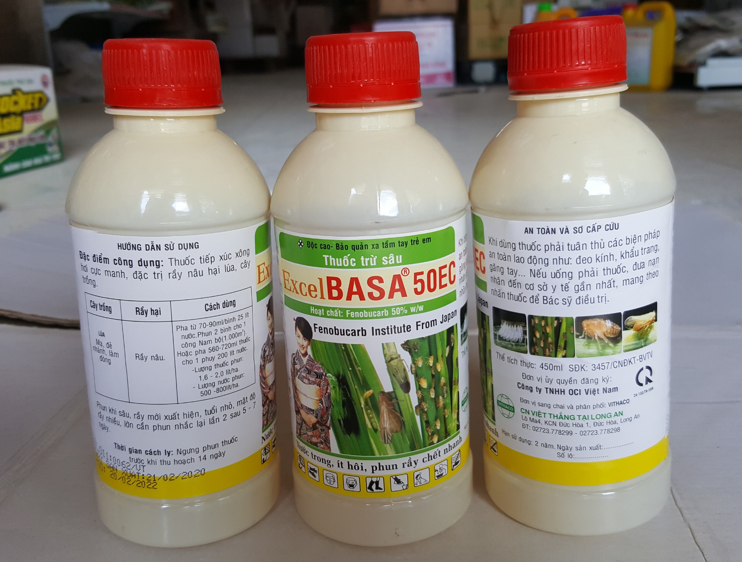 THUỐC ĐẶC TRỪ RẦY BASA 50EC - Chai 450ml
