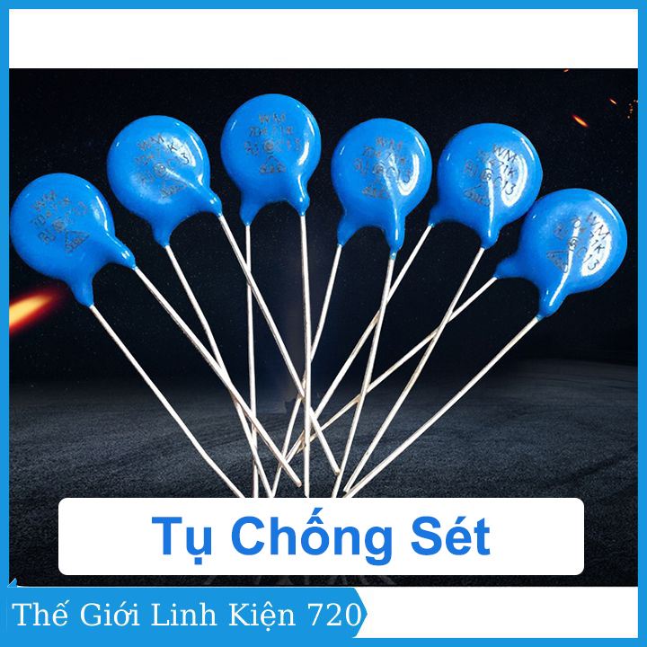 Tụ chống sét, tụ nổ, varistor, điện trở bảo vệ quá áp 14d471k - 47v / 14d470k / 20d471k / 20d680k