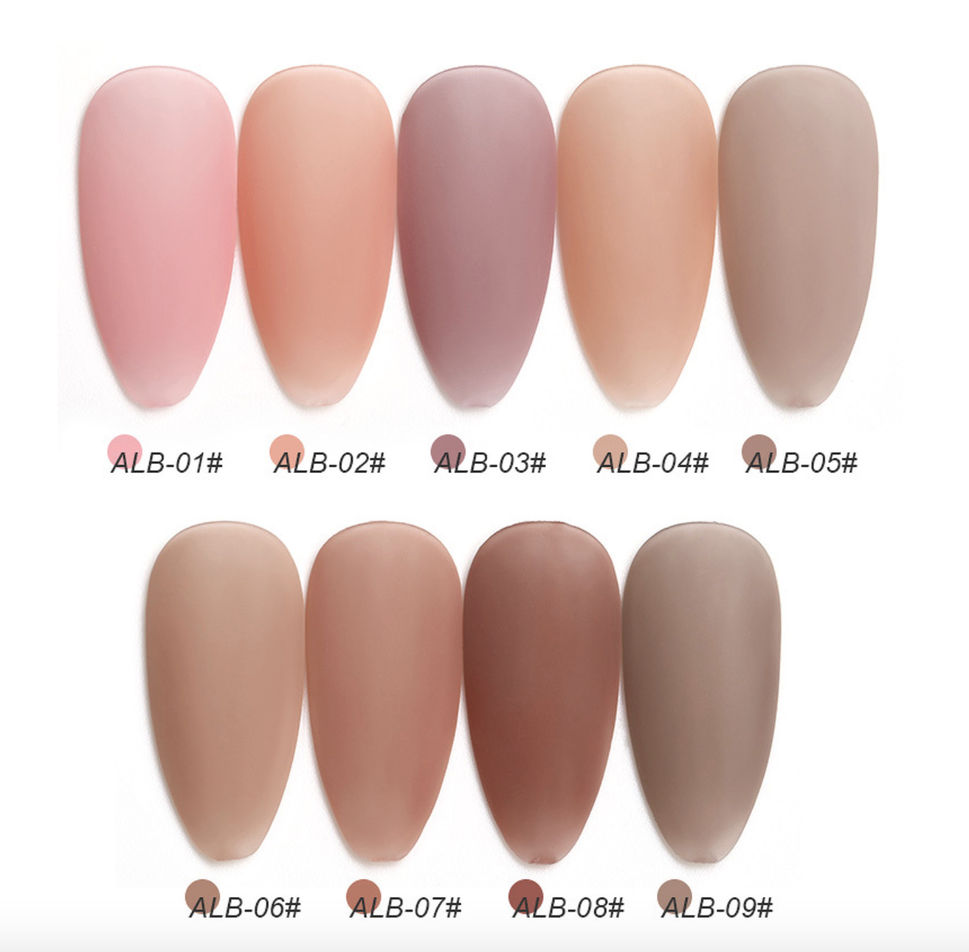 Sơn Gel Thạch AS Mã ALB  Chính Hãng 15ML