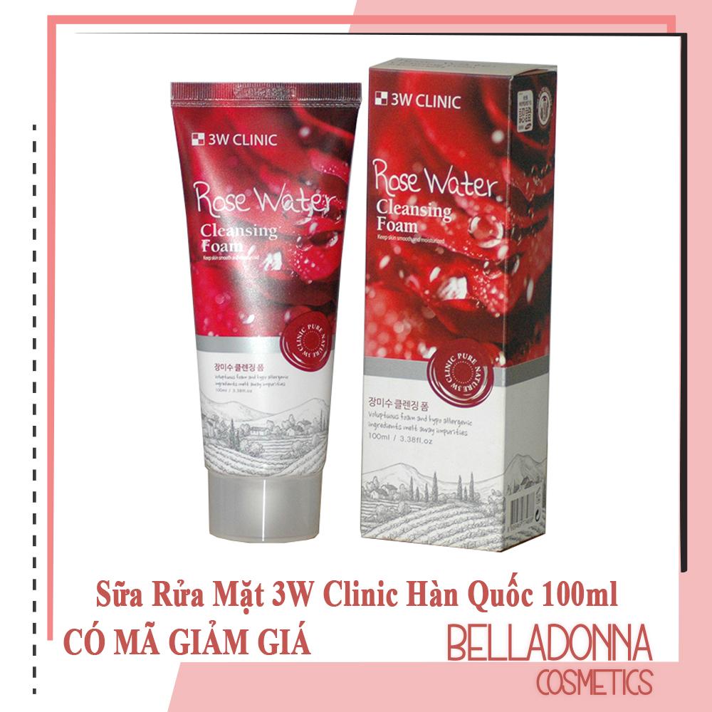 Sữa Rửa Mặt 3w Clinic Foam Cleansing 100ml